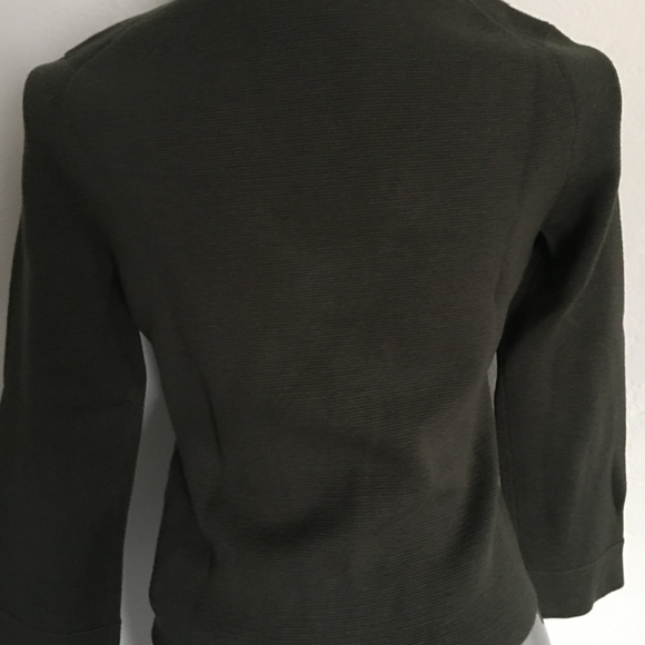 Cardigan sweater NEW, Olive Color - Picture 3 of 8